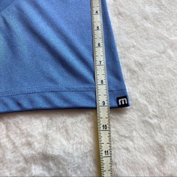 Travis Mathew Blue Polo Shirt Size Small - Picture 11 of 11
